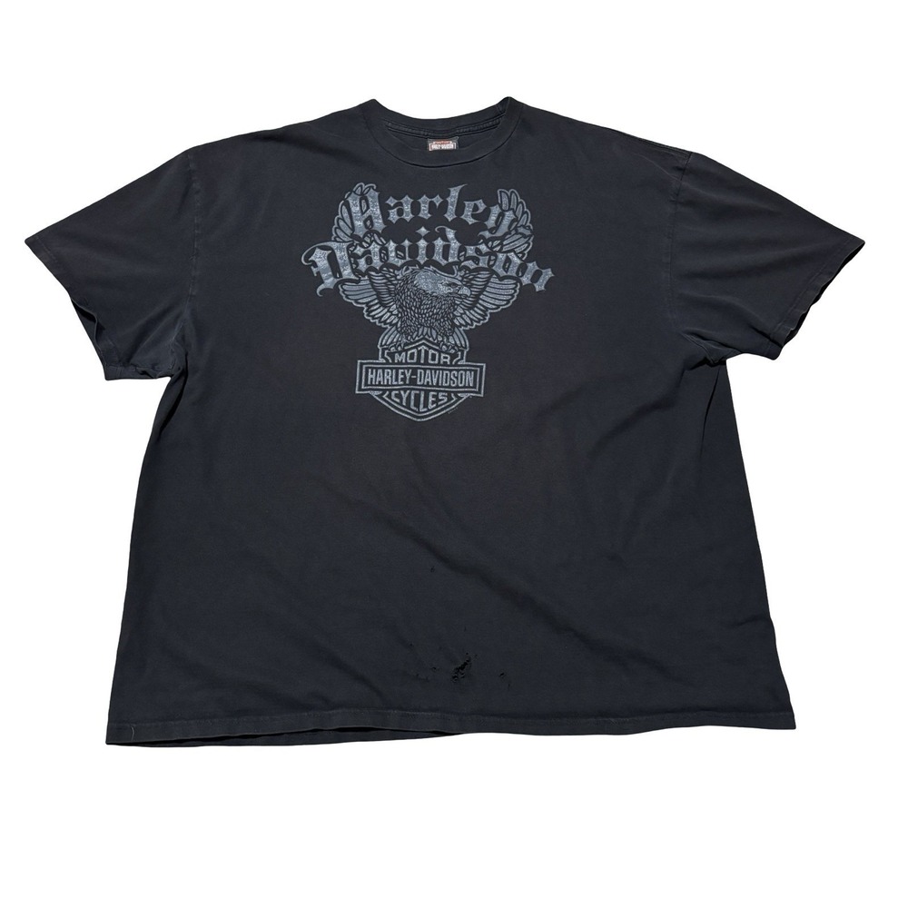 Harley Davidson Men's Bartels Los Angeles Cali Eagle Graphic T Shirt 3XL 27 x 30